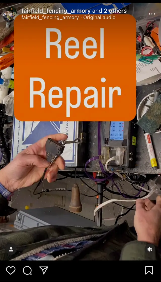 How to fix a broken reel